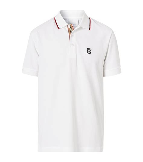 burberry poloshirt herren weiß|T.